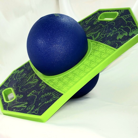 Flybar Pogo Ball for Kids Jump Trick Bounce Board with Strong Grip Deck - Picture 1 of 7